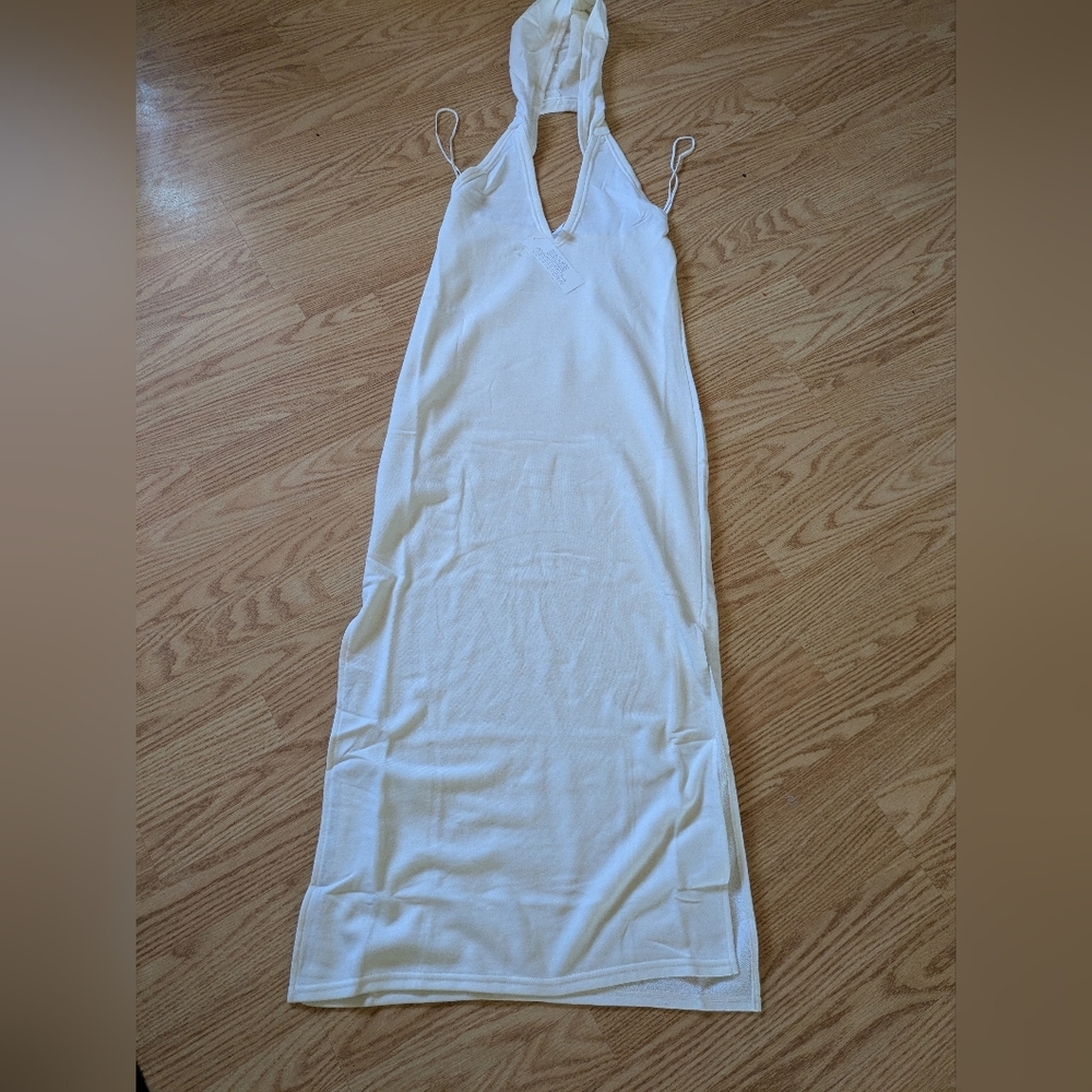 Urban Outfitters Hooded Maxi Dress, Gray Color - Picture 2 of 7